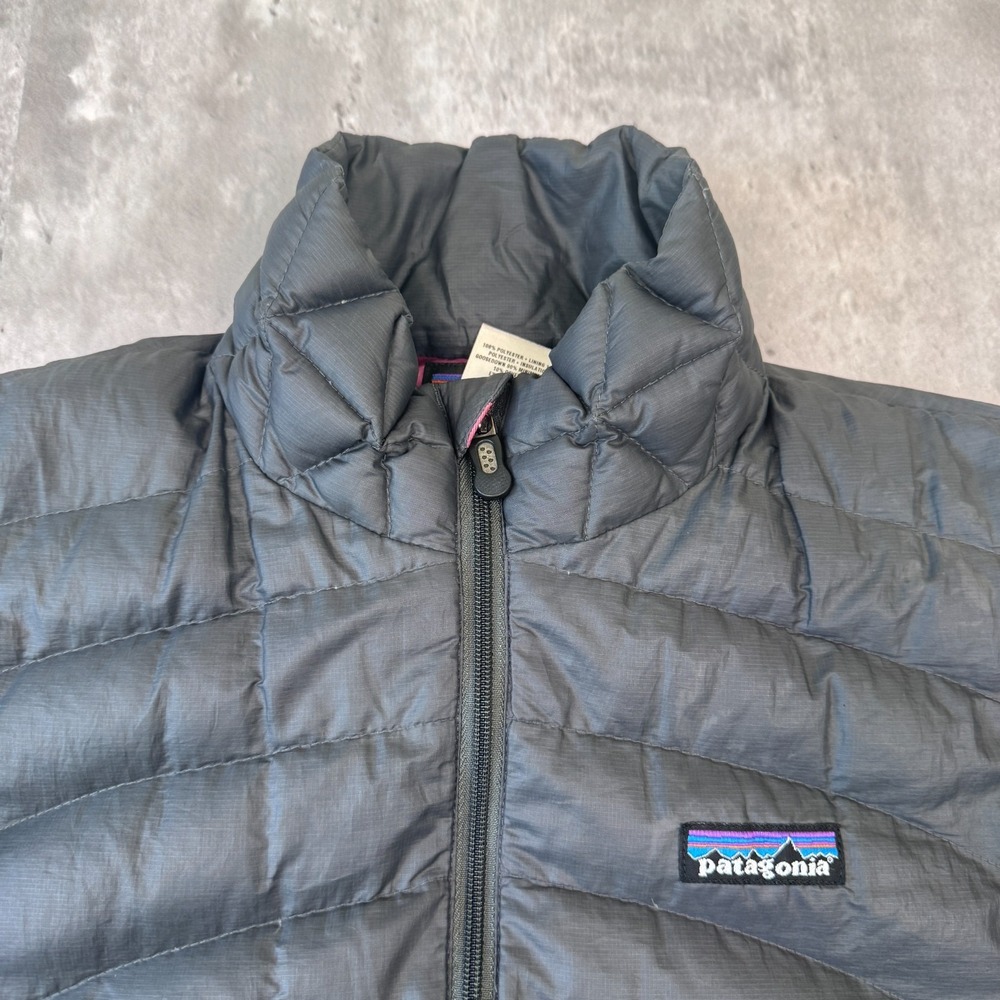 Patagonia Down Sweater Puffer Jacket Womens XS Gray Outdoor Gorp Granola Winter - Picture 2 of 11
